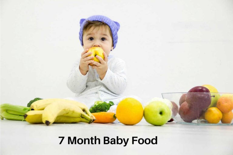 7 Month Baby Food - What to Give, What Not to Give and Sample Schedule